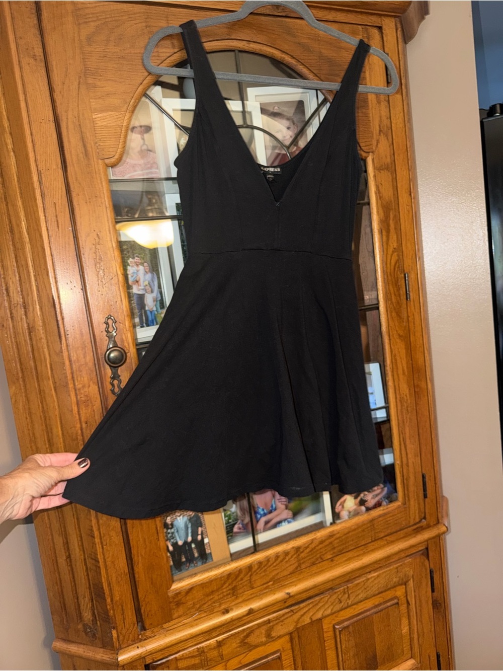SMALL Express Black V-Neck Sleeveless Skater Dress. MUST BE BUNDLED